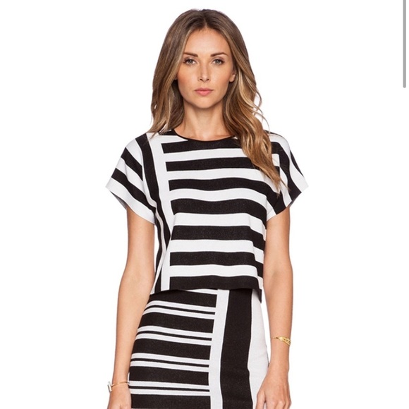 [Theory] Seblyn B Stripe Top - Picture 2 of 7